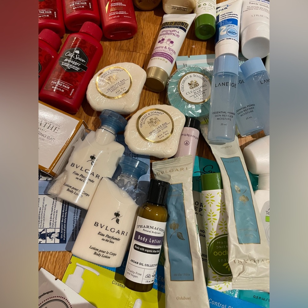 5lbs full of body care samples and minis